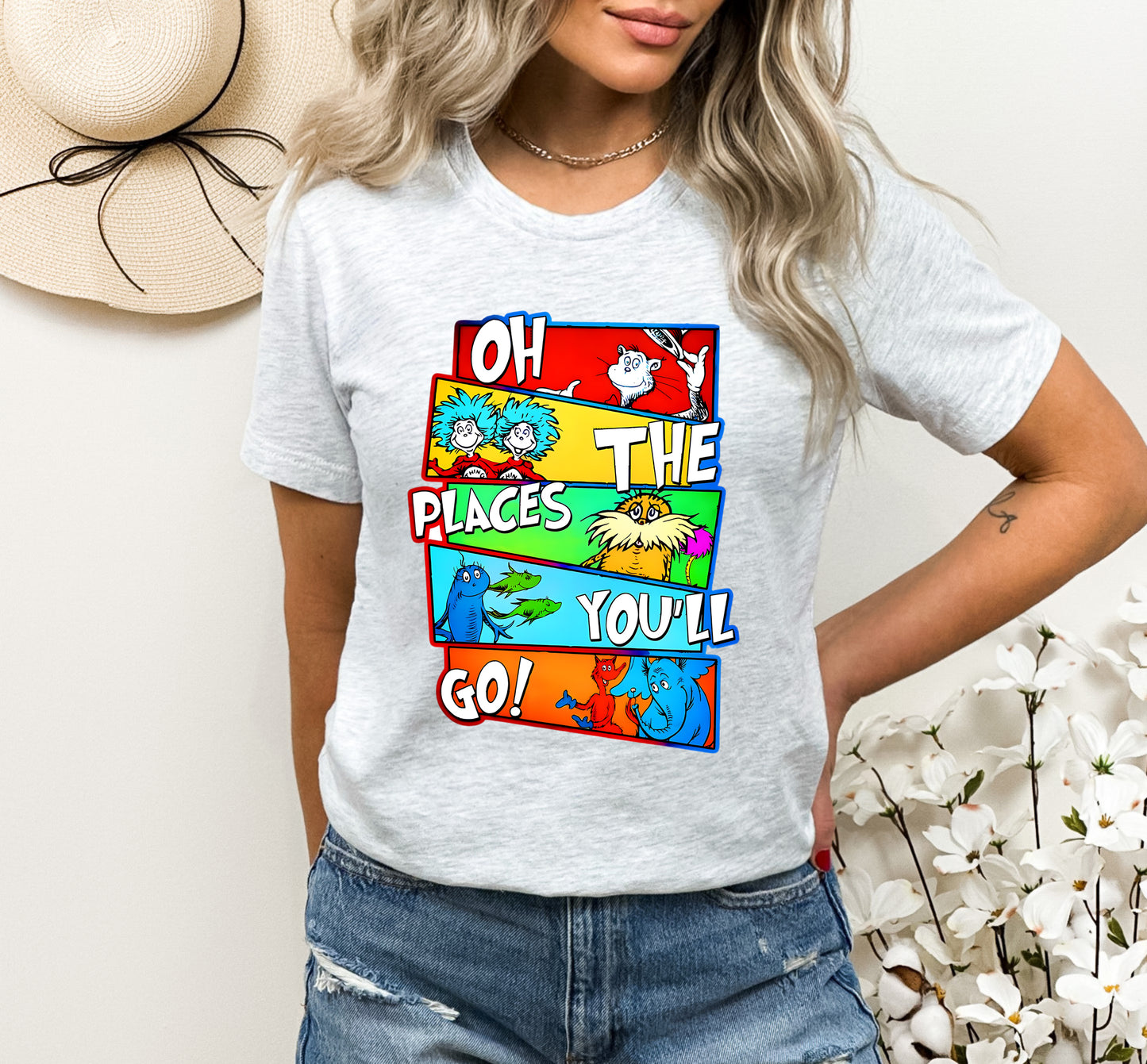 Oh The Places 2 - Adult Unisex T-Shirt