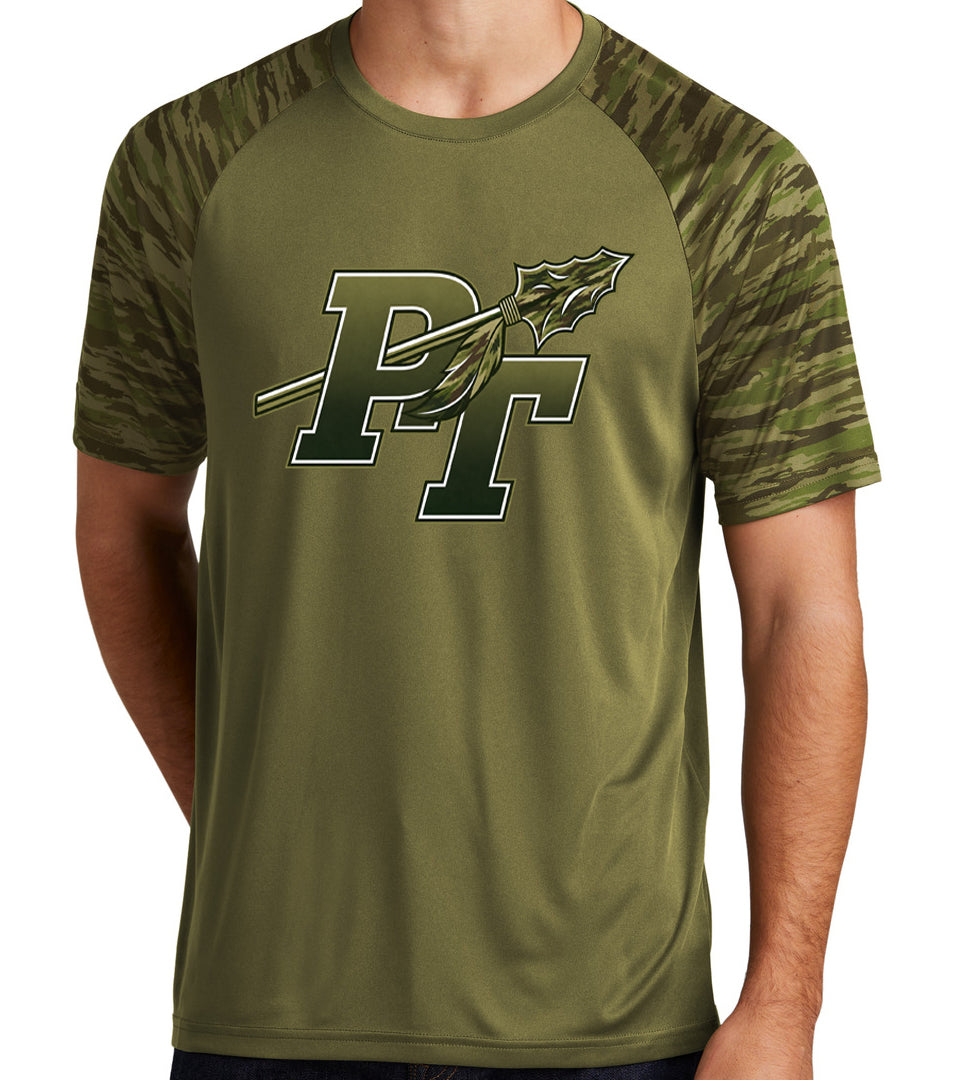 Olive PT Men's Camo Dri-Fit T-shirt