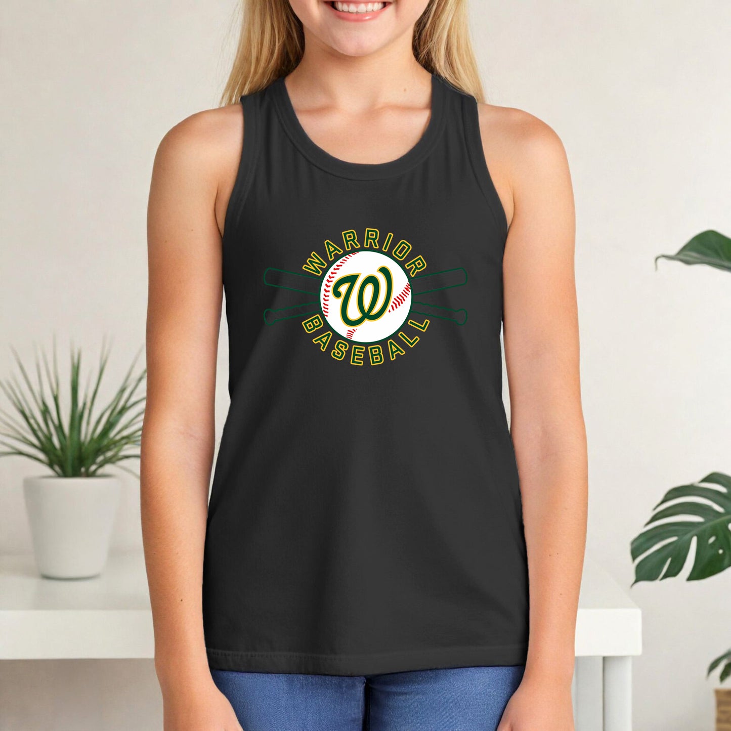 Warriors Baseball 4 - Youth Hoodie