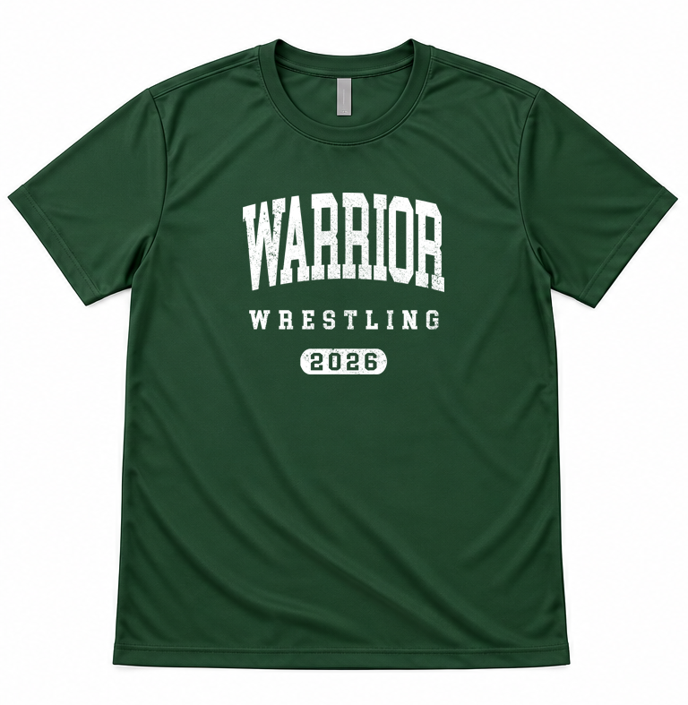 2026 Warrior Wrestling - A4 Adult & Youth Dri-Fit T-Shirt