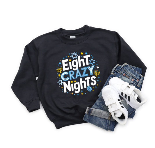 Eight Crazy Nights - Youth Crew Sweatshirt