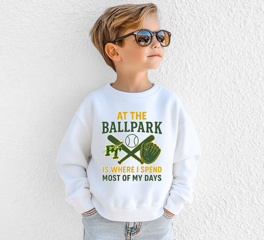 At the Ballpark - Youth Crew Sweatshirt