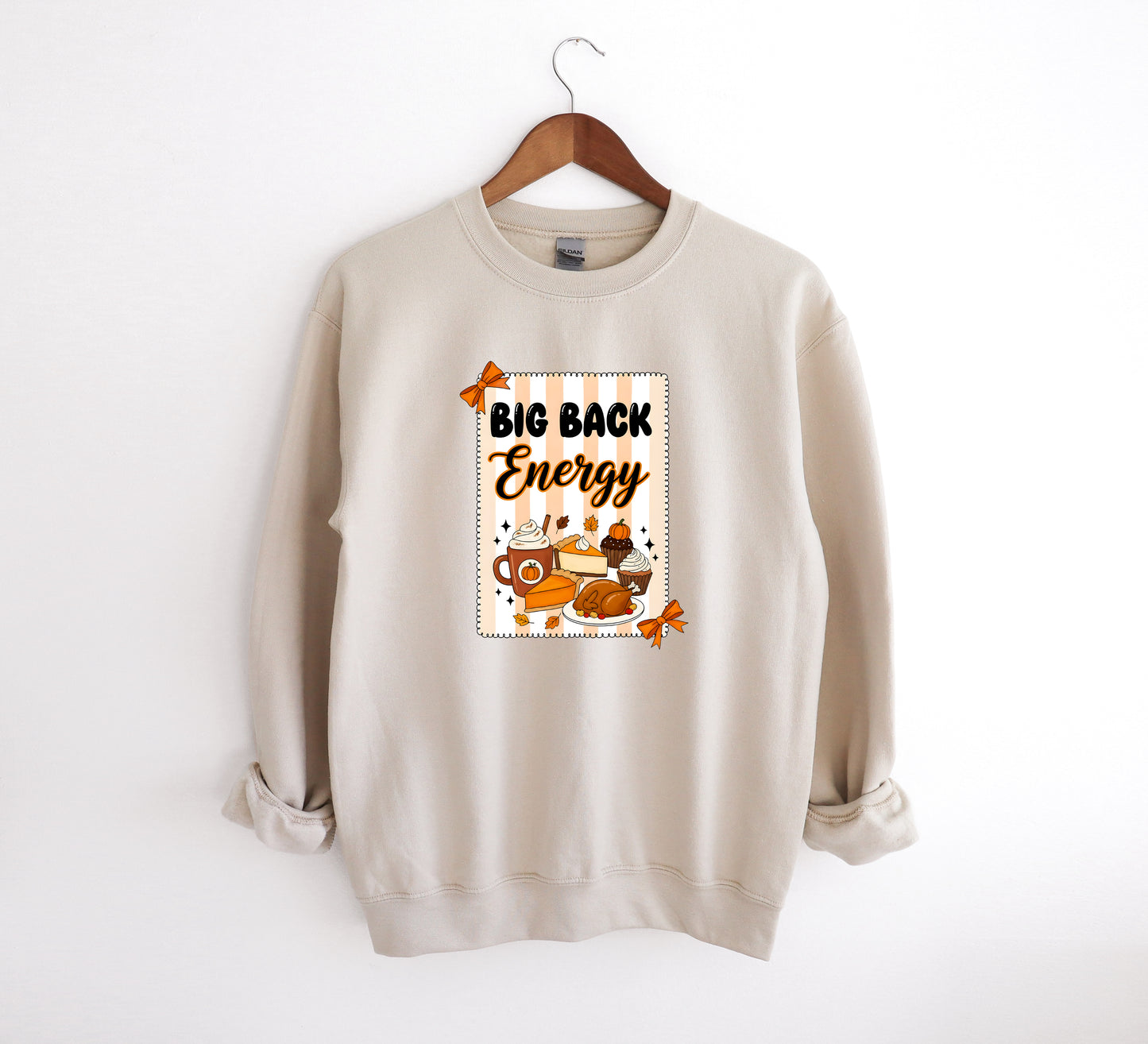 Big Back Energy - Adult Crew Sweatshirt