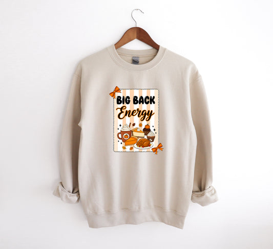 Big Back Energy - Adult Crew Sweatshirt