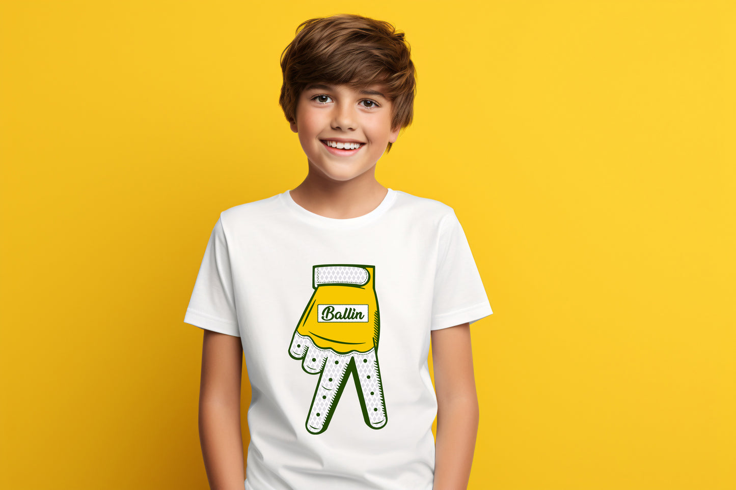 Gold Batting Glove - Youth T-Shirt