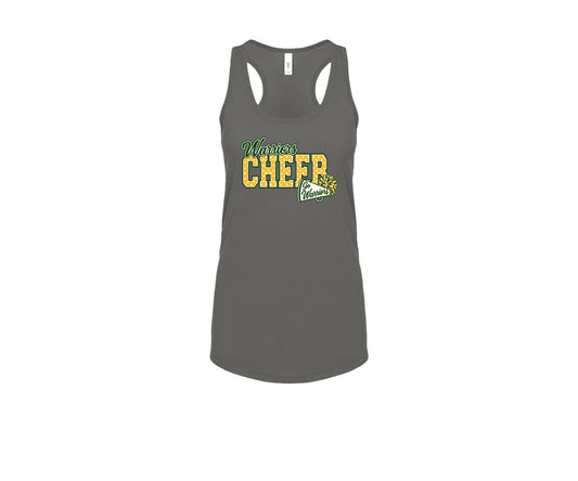 Warriors Cheer Polka Dots - Racerback Tank