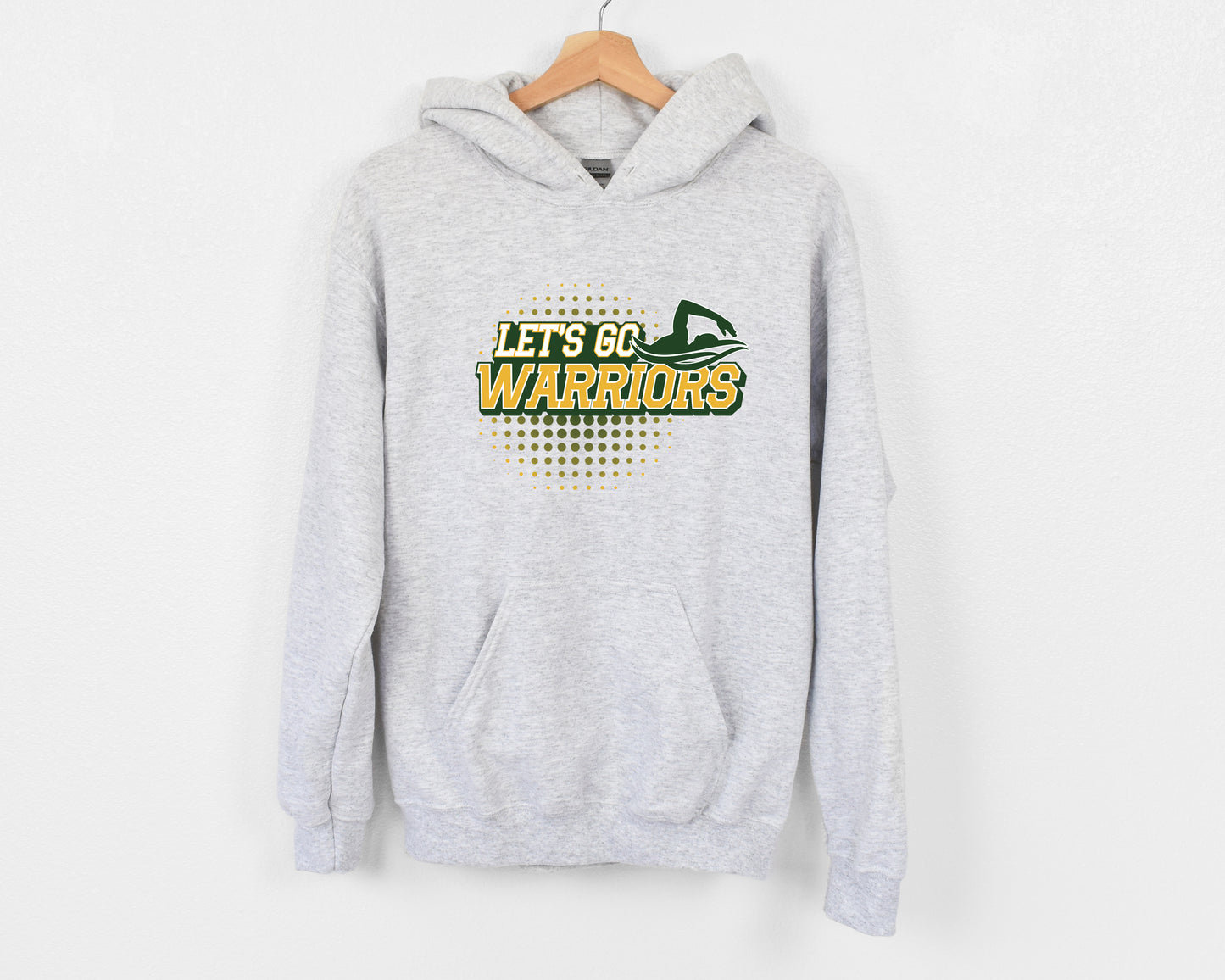 Go Warriors Swim - Adult Hoodie
