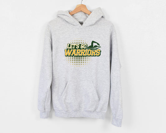 Go Warriors Swim - Adult Hoodie