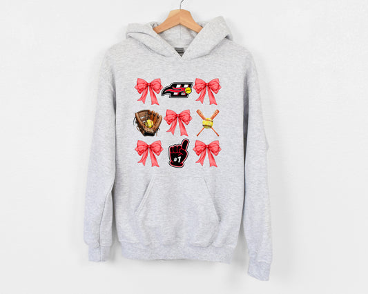 Heat Coquette Bows - Adult Hoodie