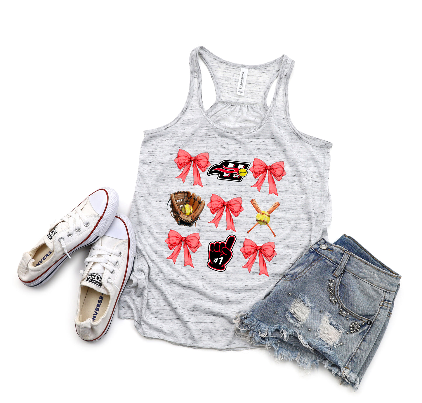 Heat Coquette Bows - Flowy Tank