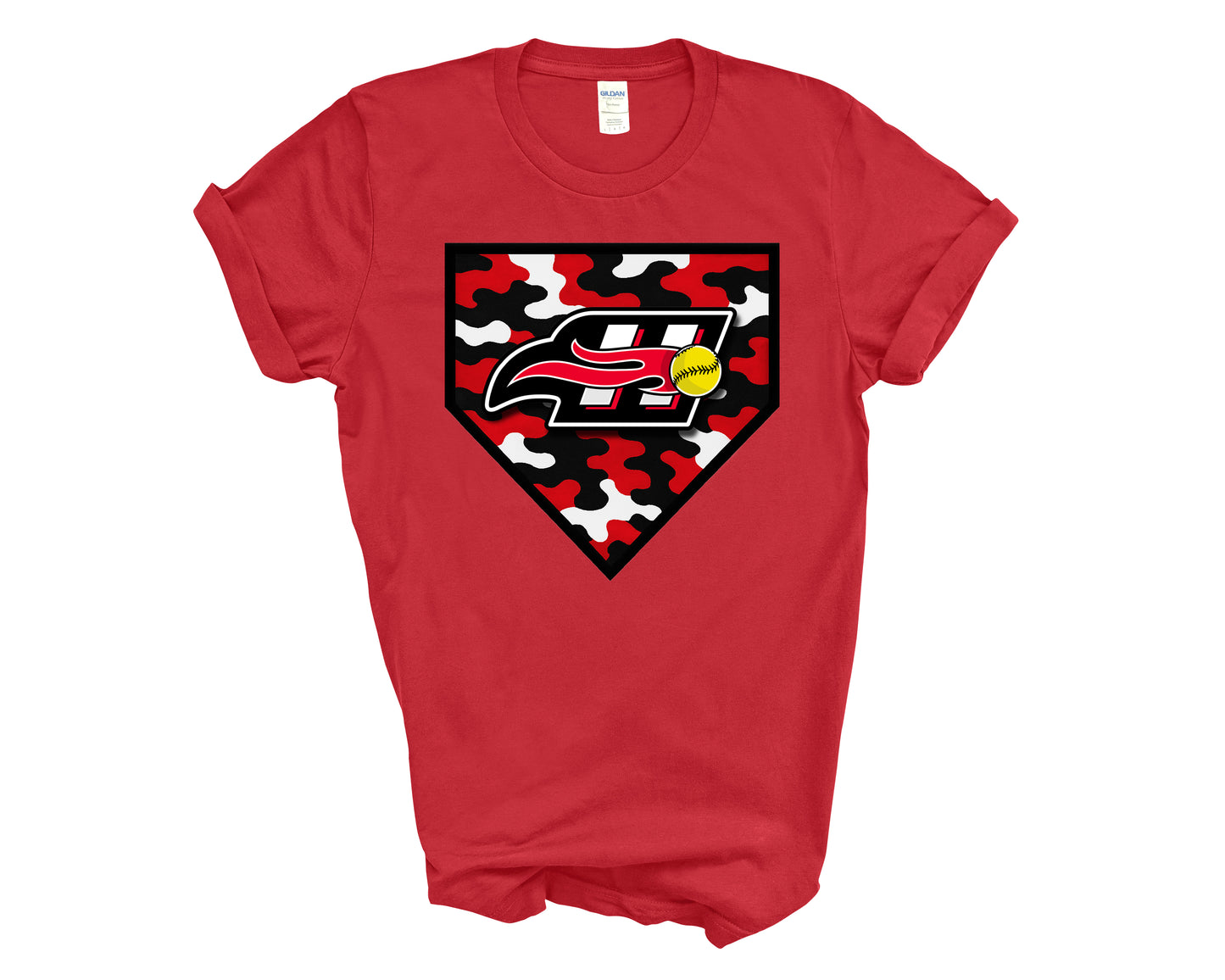 Heat Camo Plate - Adult Unisex T-Shirt