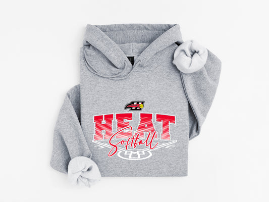 Heat Softball 1 - Adult Hoodie