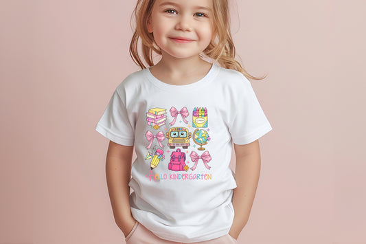Hello Kindergarten Coquette - Youth T-Shirt