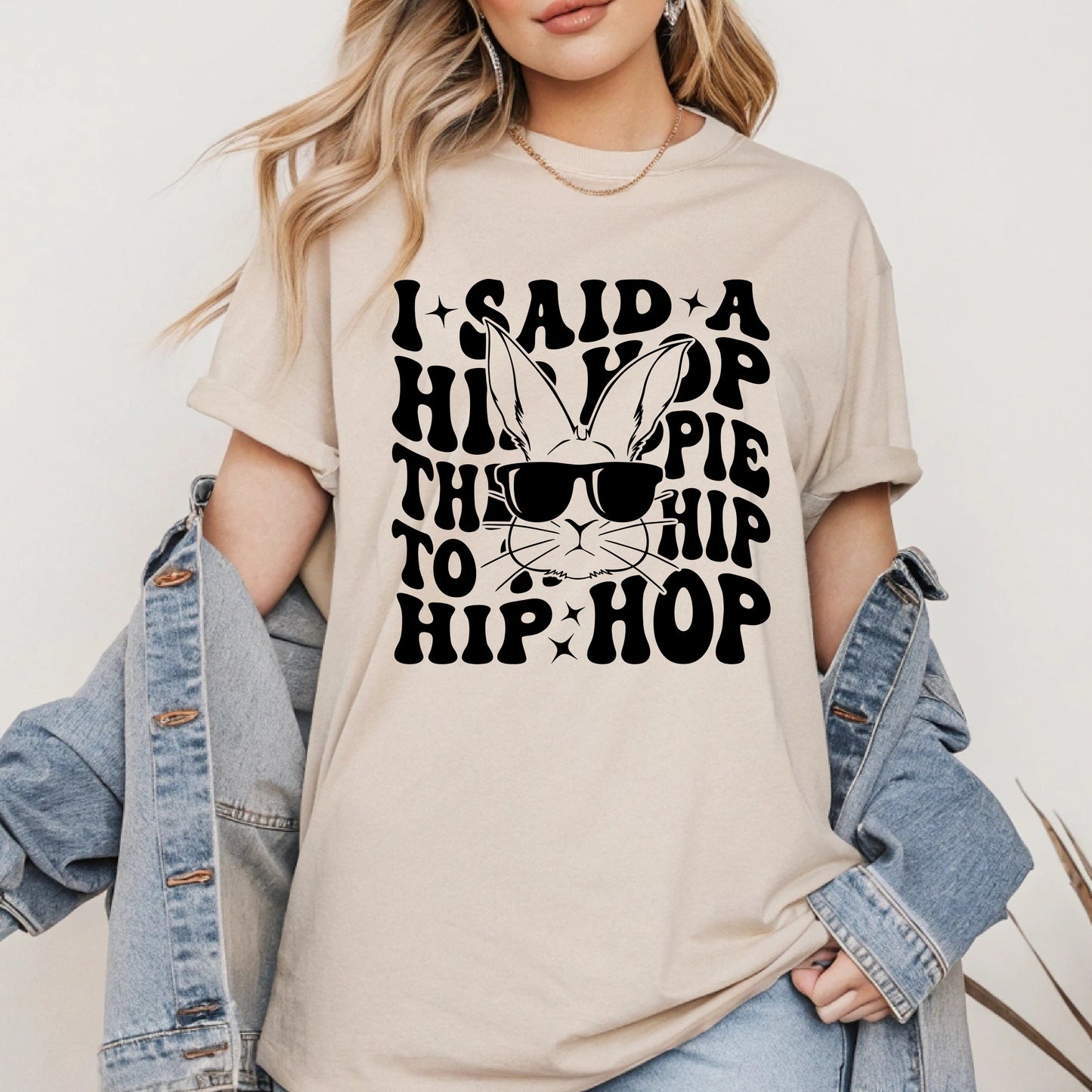 Hip Hop Bunny - Adult Unisex T-Shirt
