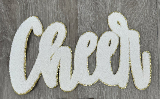 Cheer Chenille Patch