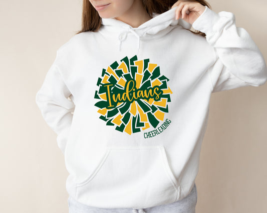 Indians Cheer - Adult Hoodie
