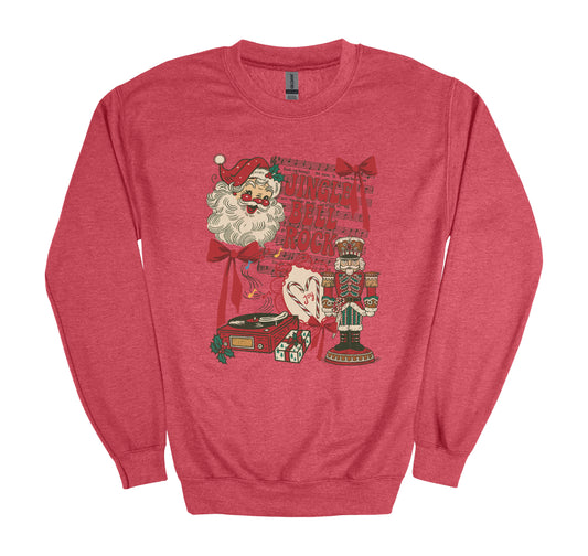 Jingle Bell Rock - Adult Crew Sweatshirt