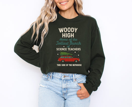 Jolliest Bunch of Science Teachers - Adult Unisex Long Sleeve Tshirt