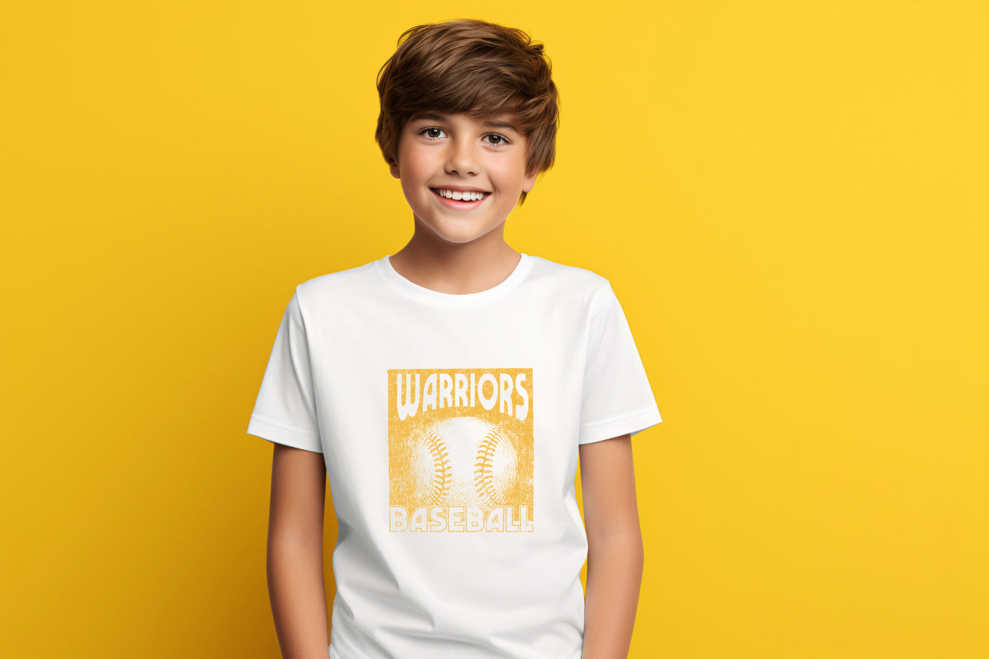 Warriors Baseball Gold - Youth T-Shirt