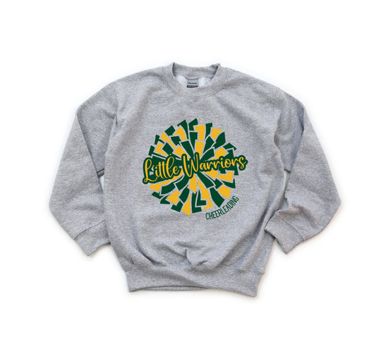 Little Warriors Cheer - Youth Crew Sweatshirt