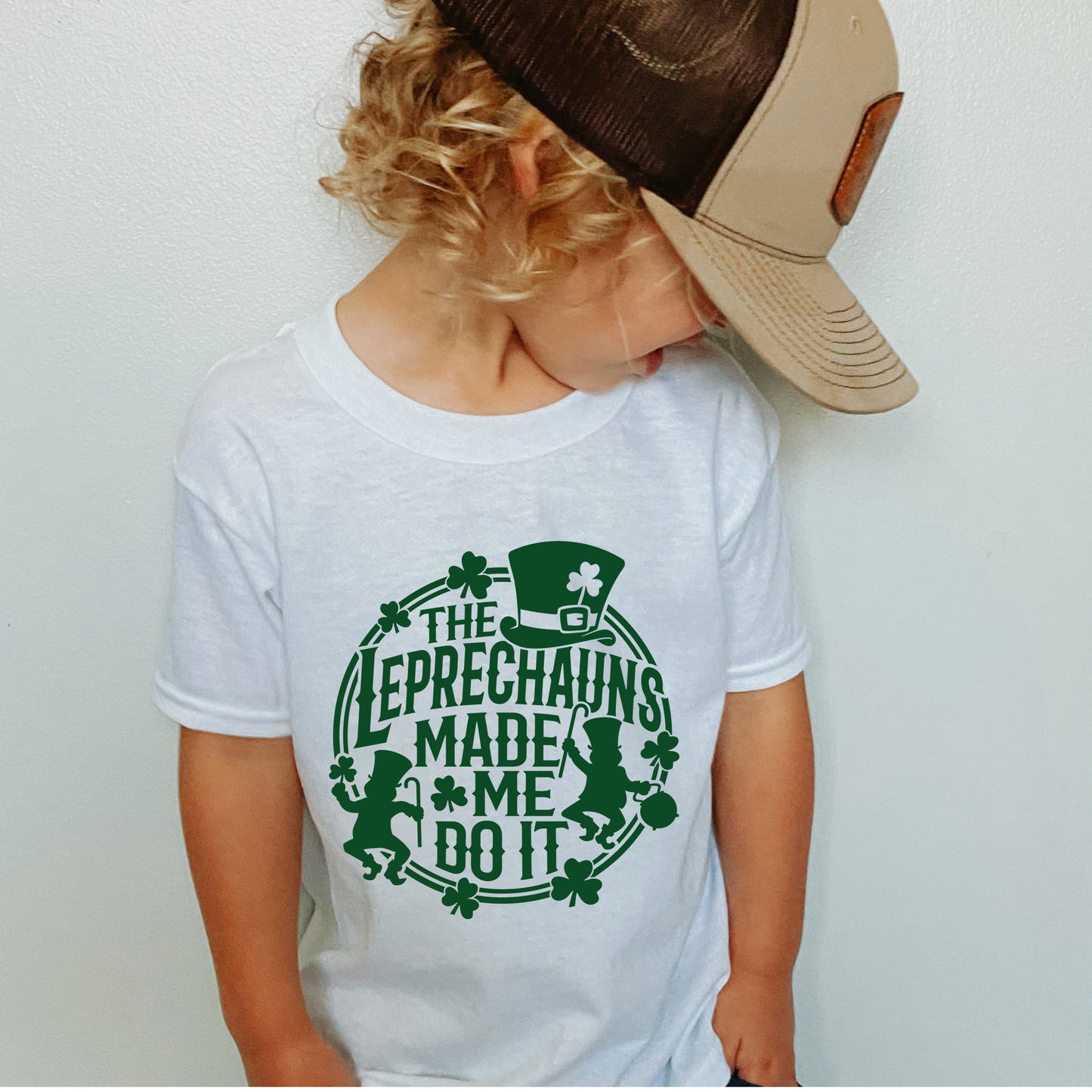 The Leprechauns Made Me Do It - Youth T-Shirt