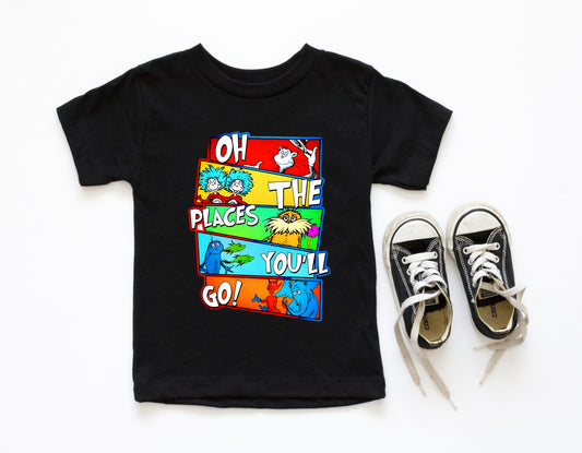 Oh The Places 2 - Toddler T-Shirt
