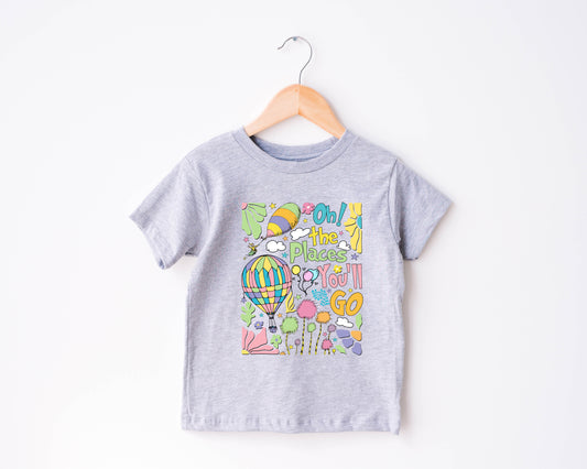 Oh The Places 1 - Toddler T-Shirt