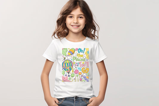 Oh The Places 1 - Youth T-Shirt