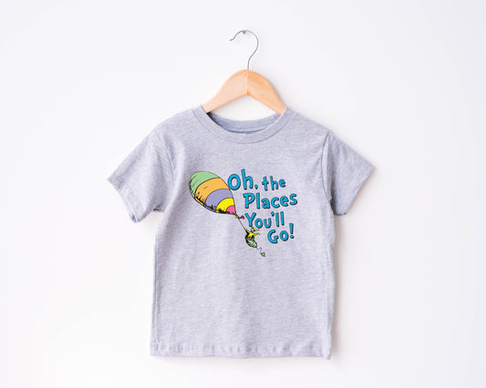 Oh The Places 3 - Toddler T-Shirt