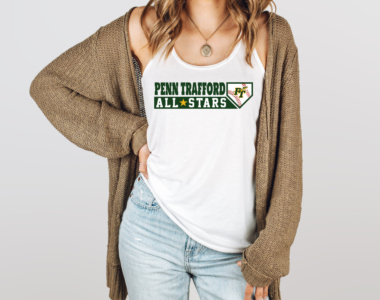 PT All-Stars Baseball 4 - Flowy Tank