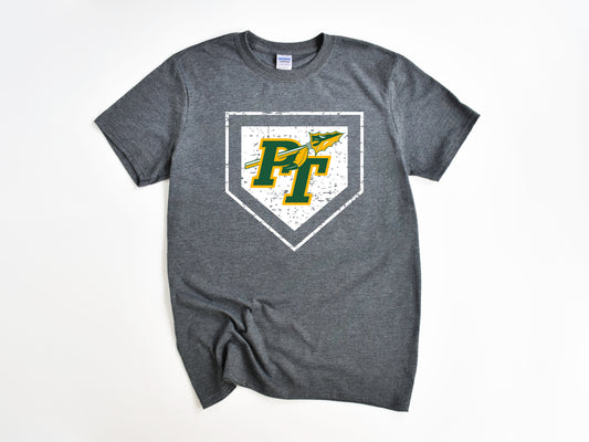 PT Baseball Plate - Adult T-Shirt