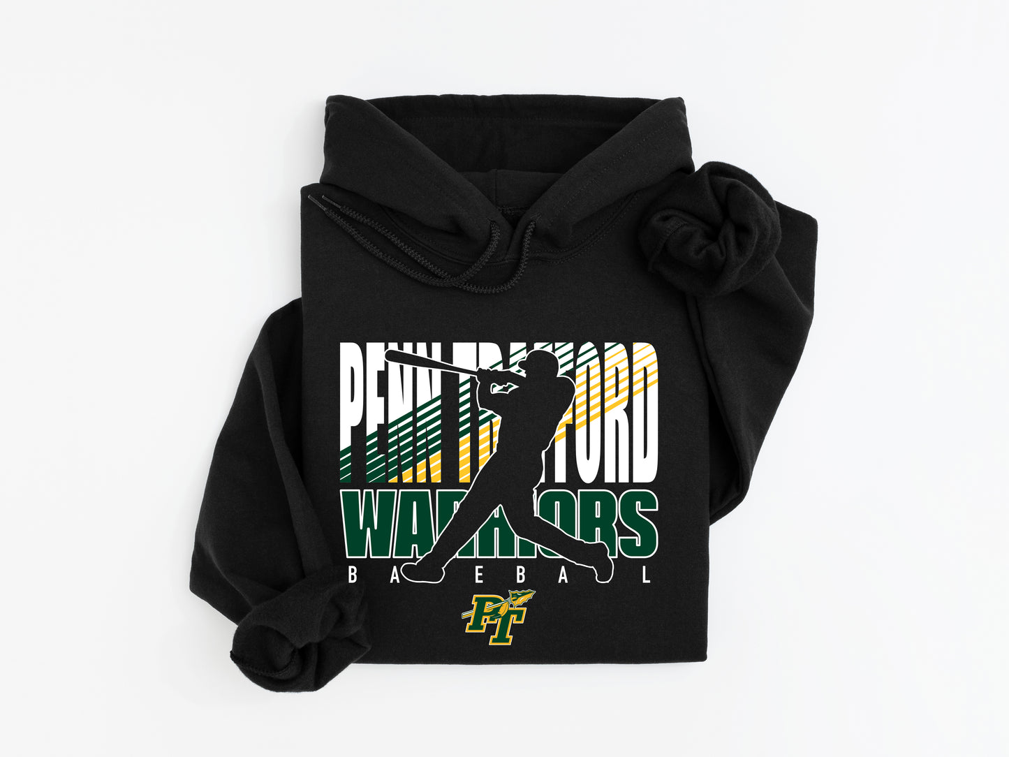 PT Baseball Silhouette - Adult Hoodie