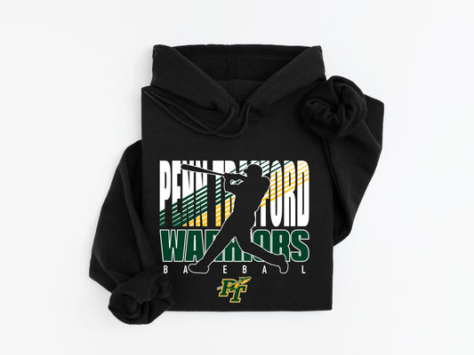 PT Baseball Silhouette - Adult Hoodie