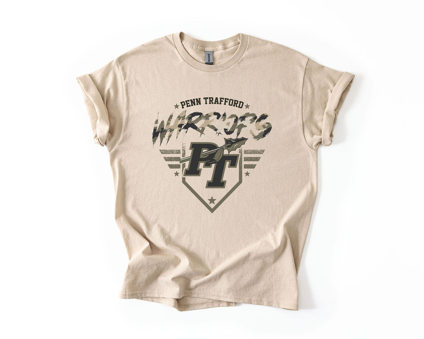 Penn Trafford Warriors Camo - Adult Unisex T-shirt