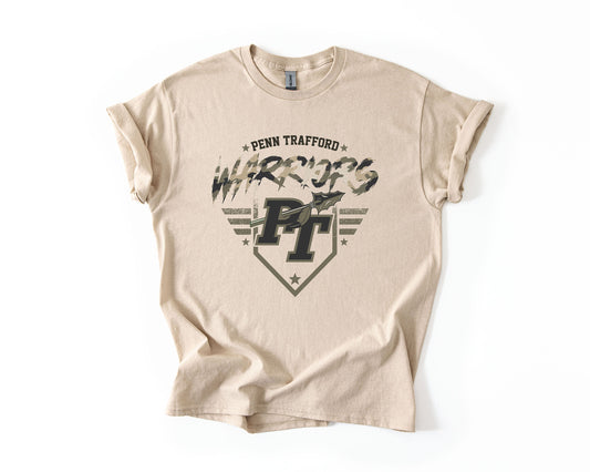 Penn Trafford Warriors Camo - Adult Unisex T-shirt
