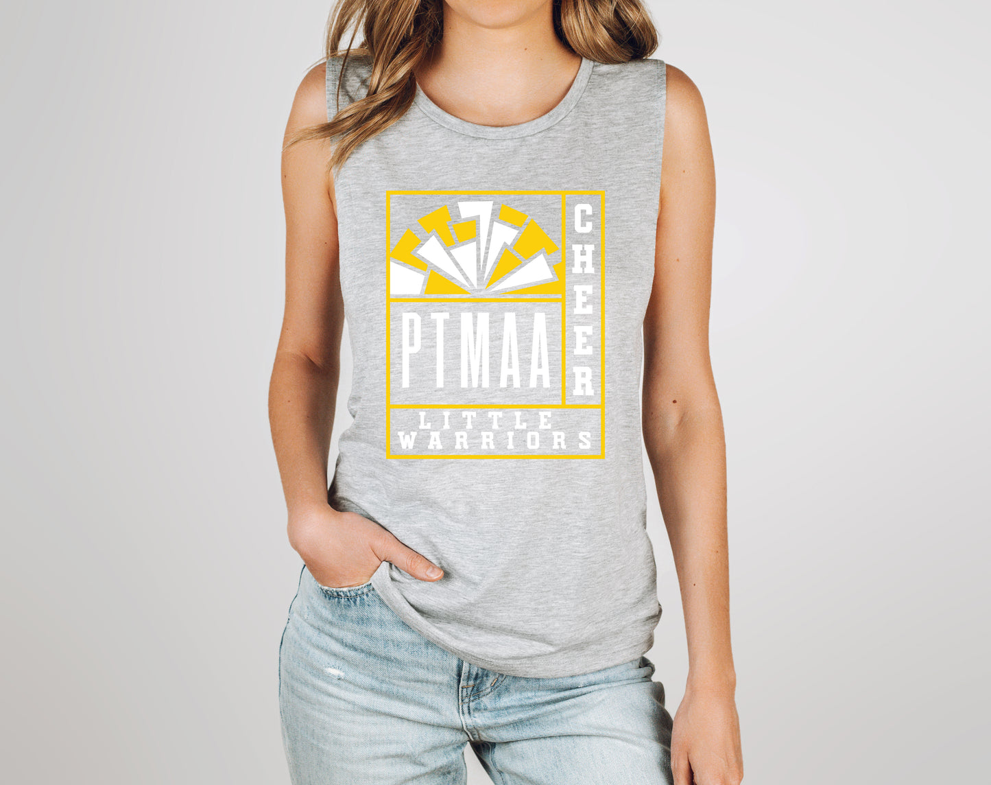 PTMAA Little Warriors Cheer - Muscle Tank