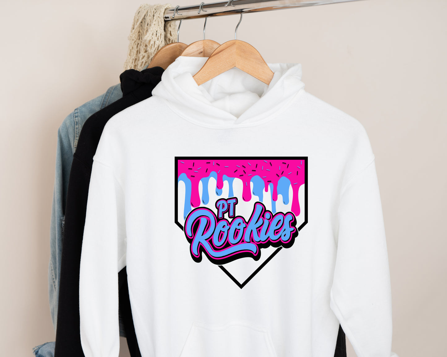 PT Rookies Ice Cream Drip - Adult Hoodie