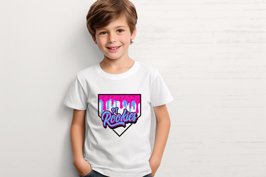PT Rookies Ice Cream Drip Plate - Youth T-Shirt