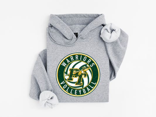 PT Volleyball Circle - Adult Hoodie