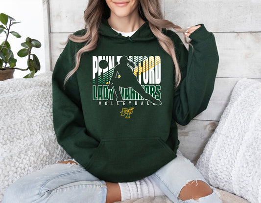 PT Volleyball Lady Warriors - Adult Hoodie