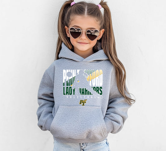 PT Volleyball Lady Warriors - Youth Hoodie