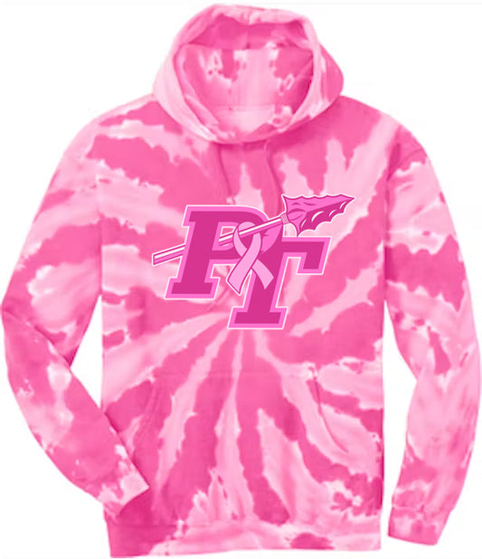 PT Ribbon Tie-Dye Hoodie - Youth & Adult