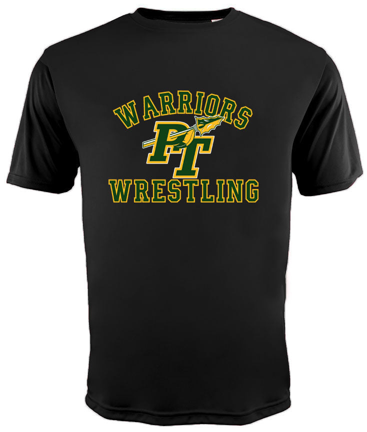 PT Warriors Wrestling 3 - A4 Adult & Youth Dri-Fit T-Shirt