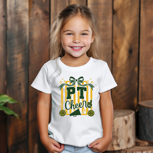 PT Cheer Stripes - Toddler T-Shirt