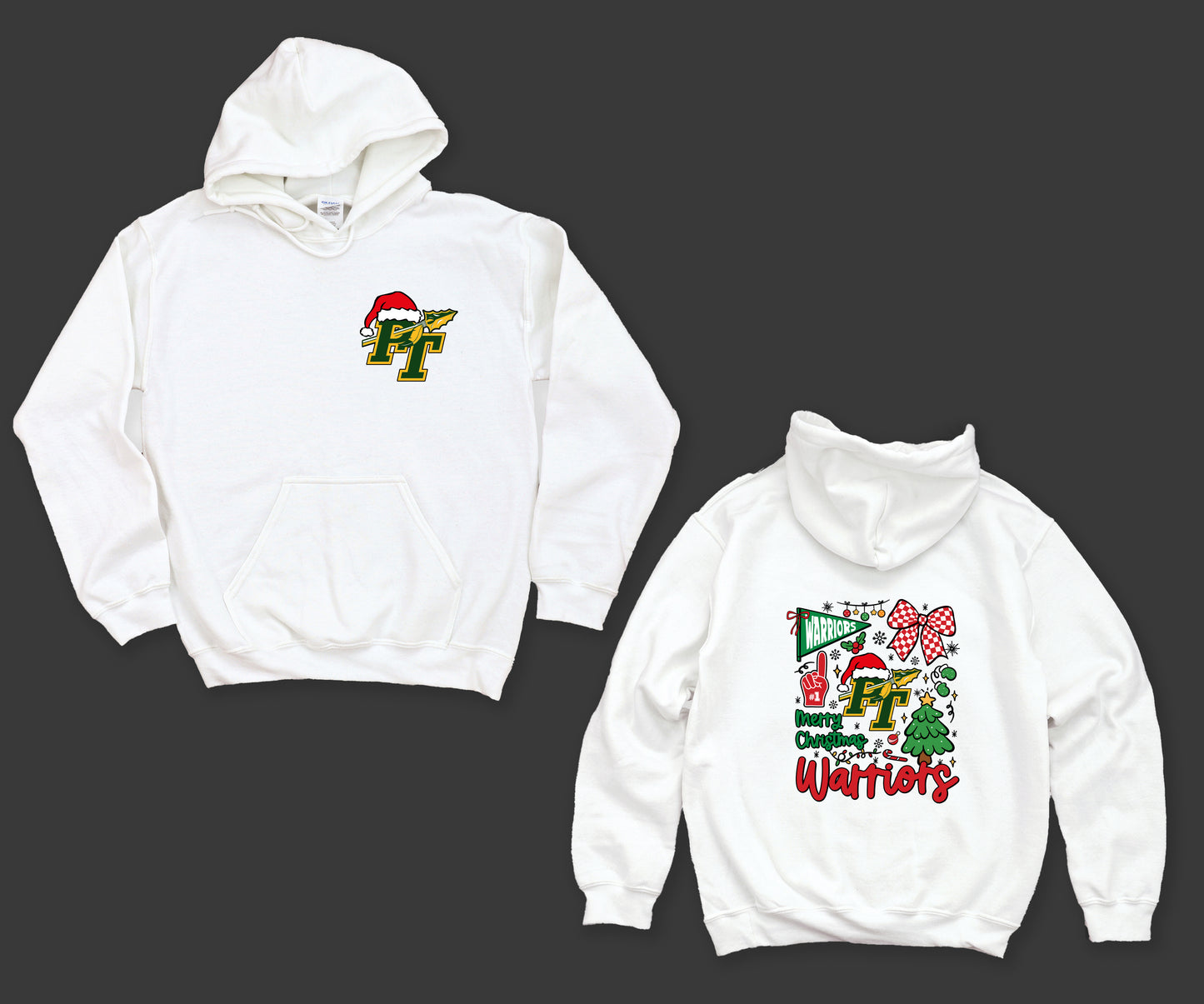PT Warriors Christmas 2 - Youth Hoodie