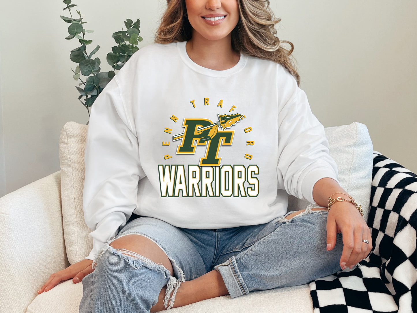 Penn Trafford Warriors 20 - Adult Crew Sweatshirt