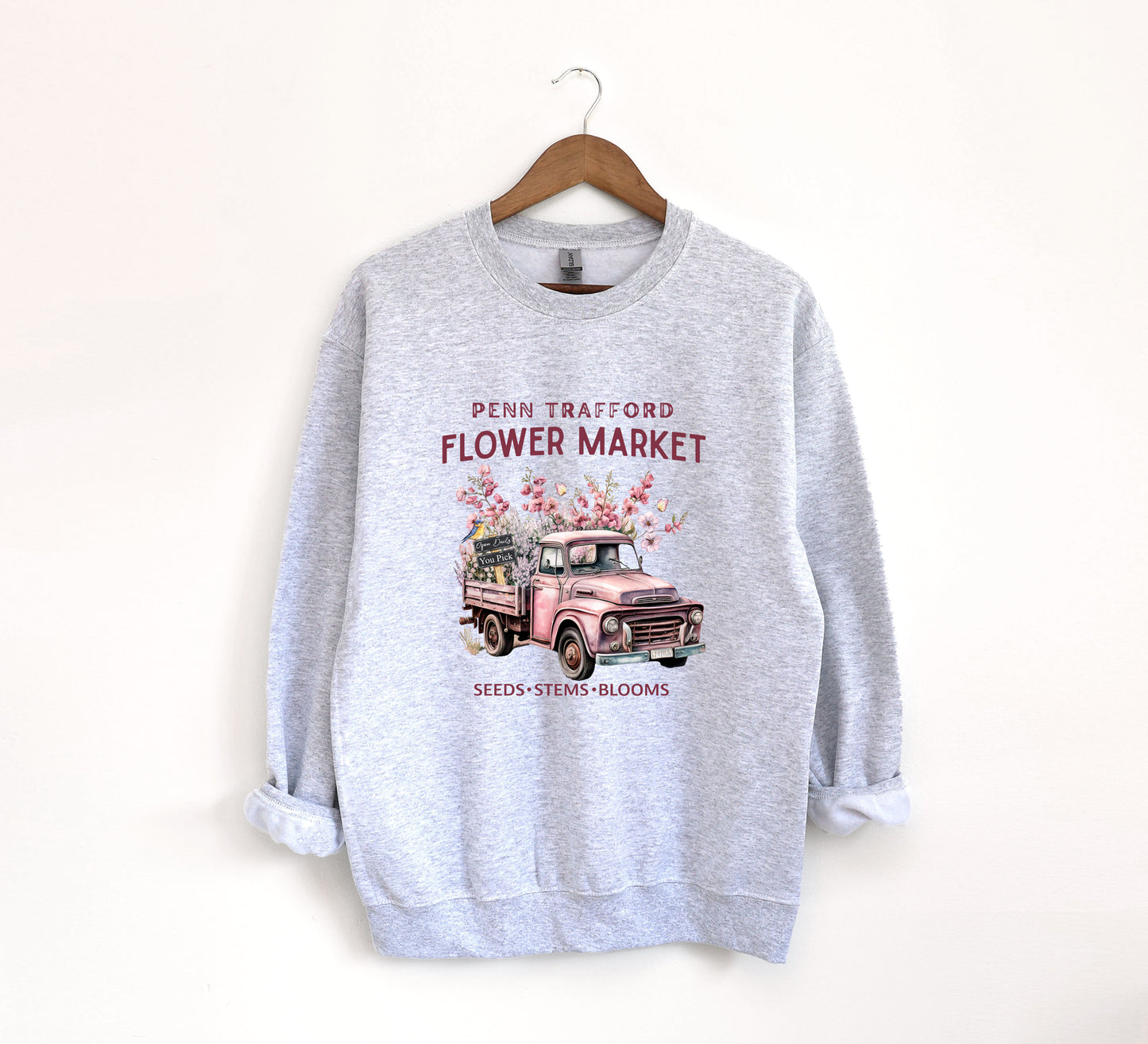 Penn Trafford Flower Market - Adult Crew Sweatshirt