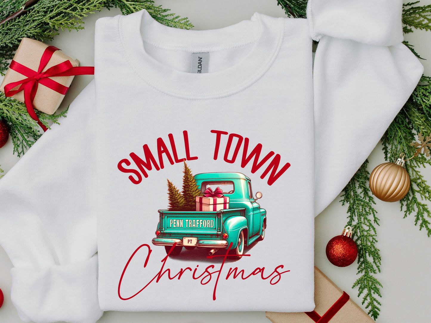 Penn Trafford Small Town Christmas - Adult Crew Sweatshirt