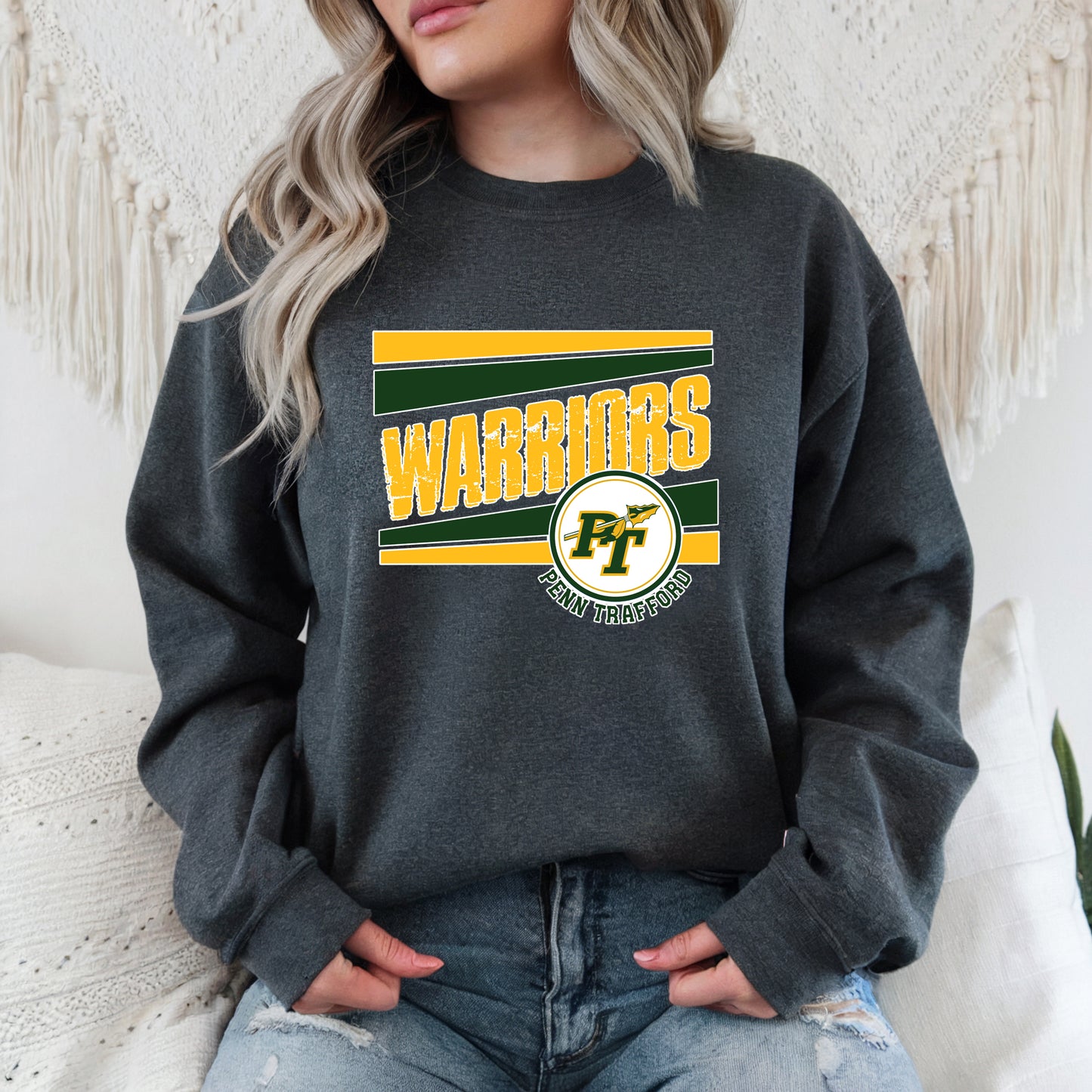Penn Trafford Warriors 24 - Adult Crew Sweatshirt