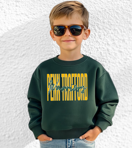 Penn Trafford Warriors 25 - Youth Crew Sweatshirt